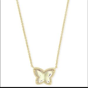 NWT Kendra Scott Butterfly Pendant Necklace
